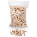 Wood Dowels Beech Wood Dowels Woodworking Supplies Drilling Dowels DIY - Wood color - Size 10-20mm