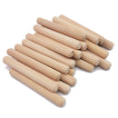 Wood Dowels Beech Wood Dowels Woodworking Supplies Drilling Dowels DIY - Wood color - Size 6-30mm