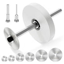 Inside Pipe Cutter for PVC Pipe - Internal PVC Cutter Tool with 6 HSS Saw Blades & 3.15" Guide Disc, Adjustable Depth Plumbing Tool for Shower Drain, Toilet Flange, ABS, Soft Metal