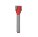 18mm blade diameter6mm Wood Cutter Cleaning Bottom Engraving Bits Solid Carbide Router Bit Woodworking Tools CNC Milling Endmill - Silver-Red