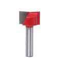 30mm blade diameter 6mm Wood Cutter Cleaning Bottom Engraving Bits Solid Carbide Router Bit Woodworking Tools CNC Milling Endmill - Silver-Red
