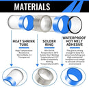 400-Piece Solder Seal Wire Connectors with Heat Shrink Butt Connectors