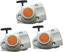 Recoil Starter Assembly for Stihl Chainsaw TS410 TS420 Concrete Cut-Off Saw 4238-190-0300 - Gray - Size 3 PACK