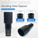 woodworking carving and polishing set, angle grinder accessories, wood carving tools, wood grinding balls, durable woodworking tools - Black - Size 10mm