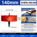140mm Bi-Metal M42 High Speed Steel Hole Saw | with Pilot Drill Bit, Smooth Cutting Edge for PVC, Drywall, Wood, Plastic, Gypsum Board, Rubber, Thin Metal