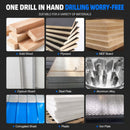 100mm Bi-Metal M42 High Speed Steel Hole Saw | with Pilot Drill Bit, Smooth Cutting Edge for PVC, Drywall, Wood, Plastic, Gypsum Board, Rubber, Thin Metal