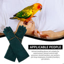 1 Pair 24.4in Animal Handling Gloves Bite Proof, Leather Welding Gloves
Reinforced Leather Gloves with 2 Tweezers for Dog Training,Cat,Falcon,Reptile(Blue)