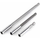 3 pcs 1/4" Magnetic Bit Holder Screwdriver Extension Hex Shank 60Mm 100Mm 150Mm Screwdriver Bit Extension
