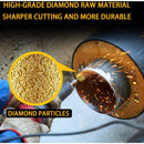 12 pcs Diamond Chainsaw Sharpener, High Hardness Titanium Plated Burr Grinding Wheel, Chainsaw Sharpener Stone Bits,