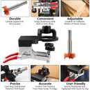 35Mm Hinge Jig, Door Cabinet Hinge Jig, Concealed Hinge Jig, Drill Guide Locator For Cabinets And Wardrobes