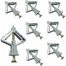150 Pieces Plasterboard Anchors, Plasterboard Anchors With Screws, Plasterboard Wall Fixings, Hollow Wall Fixings, For