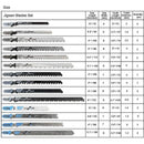 48 pcs T-Shank Jigsaw Blades, Made Of Hcs/Hss, With Storage Case For Cutting Wood, Plastic And Metal