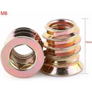 Pack Of 20 pcs M6/M8/M10 Zinc Alloy Threaded Hex Nut, Zinc Alloy Insert Nuts Assortment (M613Mm)