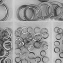 180 pcs 8 Size 304 Stainless Steel Spring Washer Assortment Kit, Spring Washers Kit M2.5 M3 M4 M5 M6 M8 M10