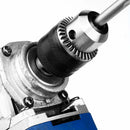 1.5-10Mm 6.35Mm Hex Shank Quick Change Drill Chuck Adapter, 1/2-20Unf Drill Chuck Converter With Chuck Key For Electric