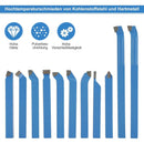 Universal Lathe Tools Milling Cutting Turning Tool Set, 11 pcs Carbide Tipped Cutting Tool Set, High Versatility Lathe