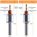 2 pcs Wood Drill Bits, Hss Drill Bit Set, 8Mm Steel Countersink Drill Bits, Countersink Drill Bit Set For Woodworking,