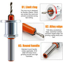 2 pcs Wood Drill Bits, Hss Drill Bit Set, 8Mm Steel Countersink Drill Bits, Countersink Drill Bit Set For Woodworking,