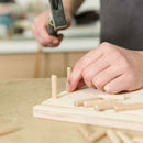 400 pcs Of Wooden Dowels 8 Mm X 50 Mm - Solid Beech Wood Dowel Ideal For Wood ROuter - Suitable For Drilling