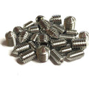 16 pcs 5Mm Length Countersunk Grub Screws, Various Metric Threads, M3, M4, M5 & M6. A2 Grade Stainless Steel Hexagon