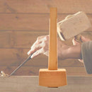 Beech Wood Mallet Hammer With Comfortable Grip Angled Striking Surface Woodworking Hammer For Carpentry Diy Woodworking