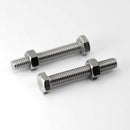 M6 X 50Mm 20 pcs 304 Stainless Steel Hexagon Socket Head Cap Bolts Outside Corner Hexagon Screw,Hex Bolts And Nuts Set