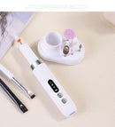 Electric Nail File Rechargeable with 12 Grinding Heads, Adjustable Speed 15000RPM, Pink