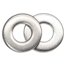 100 Pcs 1/4 Inch Flat Washers, 304 Stainless Steel Anti Rust Washers for Screws Bolts