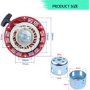 Recoil Starter for Honda GX120 GX160 GX140 GX200 5.5HP 6.5HP Engine, Recoil Start + Starter Cup Replacement Parts Recoil Starter Pull Starter