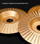 4 Pack Tungsten Carbide Angle Grinder Discs, 115 and 125 mm Wood Shaping Grinding and Carving Wheels for Compatible Grinders