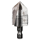 Combination Drilling Tap and Tap Drill Bit Set C , Combination Drill Tap & Tap Bit Set Screw Tapping Bit Tool for Drilling Tapping Countersinking Pipe Repair 7*3*3 A