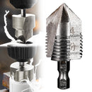Combination Drilling Tap and Tap Drill Bit Set C , Combination Drill Tap & Tap Bit Set Screw Tapping Bit Tool for Drilling Tapping Countersinking Pipe Repair 7*3*3 A