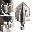 Combination Drilling Tap and Tap Drill Bit Set C , Combination Drill Tap & Tap Bit Set Screw Tapping Bit Tool for Drilling Tapping Countersinking Pipe Repair 7*4*3 B