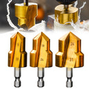 Combination Drilling Tap and Tap Drill Bit Set C , Combination Drill Tap & Tap Bit Set Screw Tapping Bit Tool for Drilling Tapping Countersinking Pipe Repair One Size F