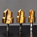 Combination Drilling Tap and Tap Drill Bit Set C , Combination Drill Tap & Tap Bit Set Screw Tapping Bit Tool for Drilling Tapping Countersinking Pipe Repair One Size F