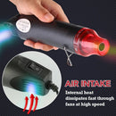 Multifunctional Hot Air Gun 220V Hot Air Gun Black - Flat Plug 1 × Heat Gun Paint Heat Shrink Wrap Tool Tool Crafts Diy Drying Embossing Tools & Home Improvement One Size Black