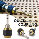 Electrical Tools ! 2Pcs Quick Connect Drill Chuck Tools, Drill 1/4 Coupling Shank Quick Drill Chuck Holder Drill Bit 60Mm Bit Tool Hex Tools and Home Improvement Black