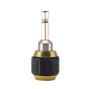 Electrical Tools ! 2Pcs Quick Connect Drill Chuck Tools, Drill 1/4 Coupling Shank Quick Drill Chuck Holder Drill Bit 60Mm Bit Tool Hex Tools and Home Improvement Black