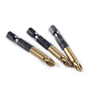 Drill Bits and Accessories ! Titanium-Plated Non-Slip Cross Bit S2 5-Pack, 5Pcs 1/4 Hex Shank Magnetic Non-Slip Ph2 Phillips Cross Head Screwdriver Bit, include 5X Screwdriver A