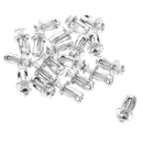 Screw Galvanized Carbon Steel 20 Sets 6X25mm