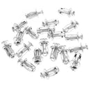 Screw Galvanized Carbon Steel 20 Sets 6X25mm