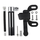 1Set Black Mini Bicycle Air Pump Portable Design for Cycling and Outdoor Activities 4.7*2.9in