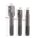 3Pcs Socket Adapter Set, SDS Plus Shank Drill Bit Extension Chuck Adapter for Power Drill