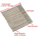 30Pcs 2.0Mm Diamond Saw Drill Hole Cutter Coated Solid Bits for Gemstone