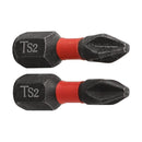 2Pcs PH2 Magnetic Non-Slip Cross Screwdriver Bits, 25mm