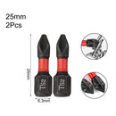 2Pcs PH2 Magnetic Non-Slip Cross Screwdriver Bits, 25mm