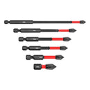 2Pcs Magnetic Non-Slip PH2 Cross Head Screwdriver Bits, 25-150mm