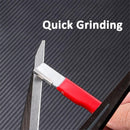 4 Pieces Gardening Tool Sharpener, Heavy Duty Hand Sharpener for Pruners, Scissors and Knives for Garden Maintenance, Black, 12 x 1.2 cm
