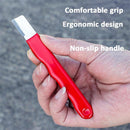 4 Pieces Gardening Tool Sharpener, Heavy Duty Hand Sharpener for Pruners, Scissors and Knives for Garden Maintenance, Black, 12 x 1.2 cm