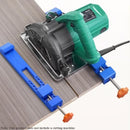 2 Piece Adjustable Cutting Machine Guide, precision circular saw milling positioning clamp for wood cutting and routing, Blue, 11.61 x 1.57 inches